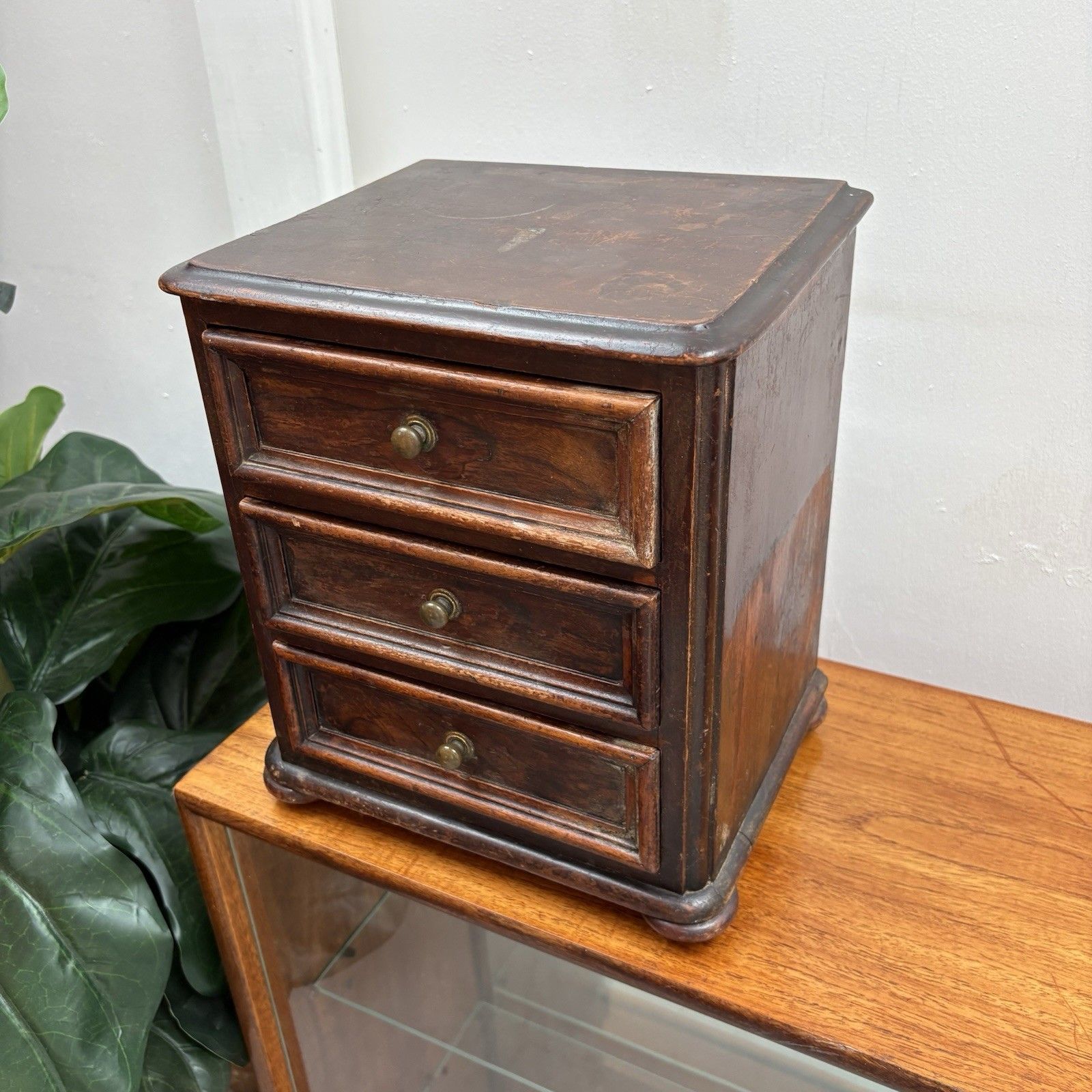 Antique Apprentice Miniature Pine Chest Of Drawers photo 225.0