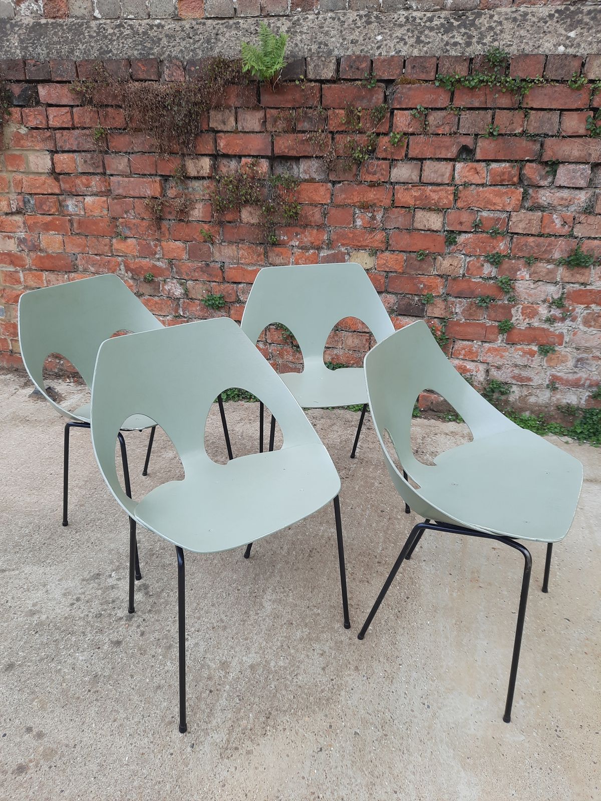 Set Of 4 C3 Jason Chairs By Carl Jacobs And Frank Guille For Kandya 1950s