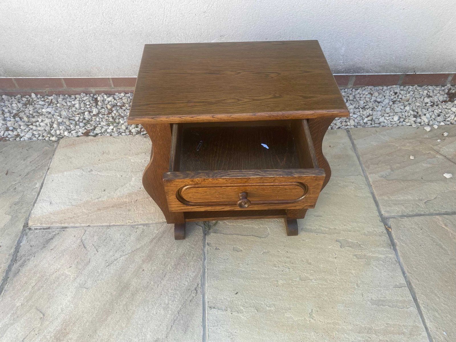 Vintage Telephone Table With Magazine Storage Bedside Table Lamp Stand photo Furniture