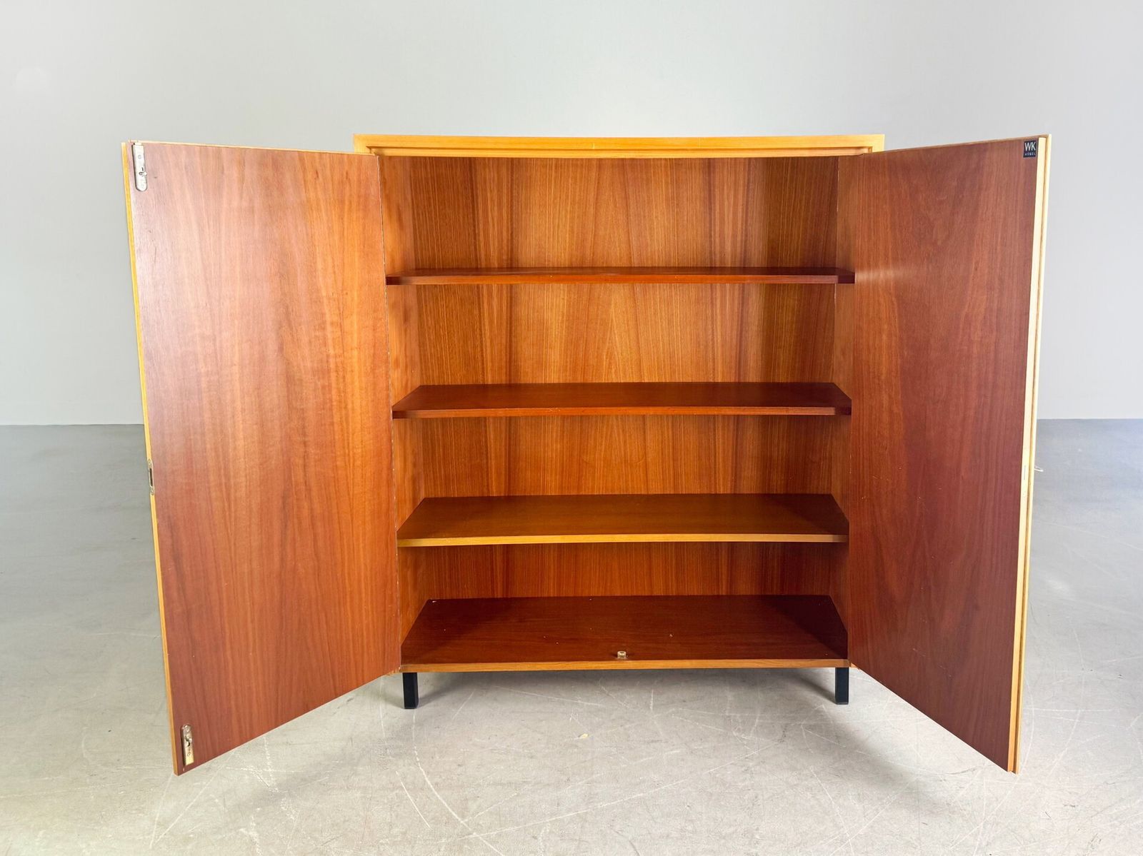 Midcentury Cabinet Wk Möbel Walnut 1960s Vintage Chest Of Drawers photo Furniture