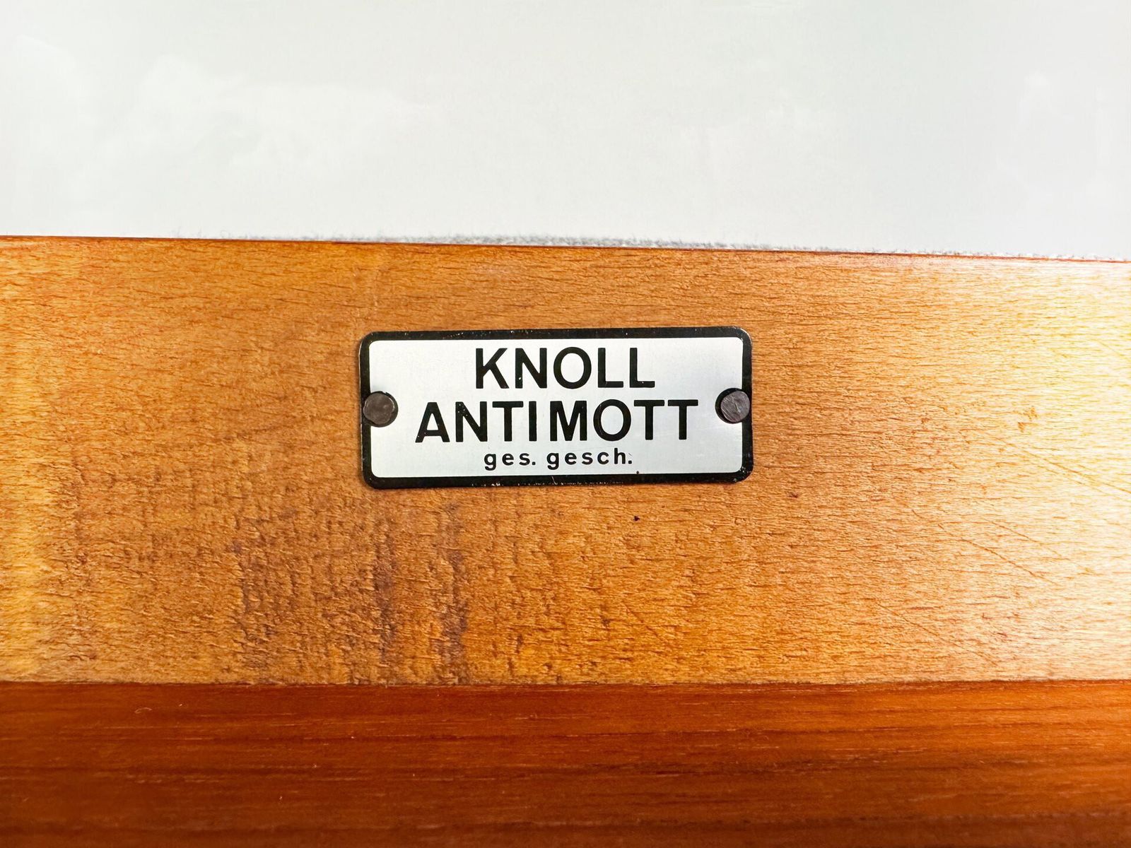 Set Of 2 Midcentury Easy Chair Knoll Antimott Teak 1960 photo vintage