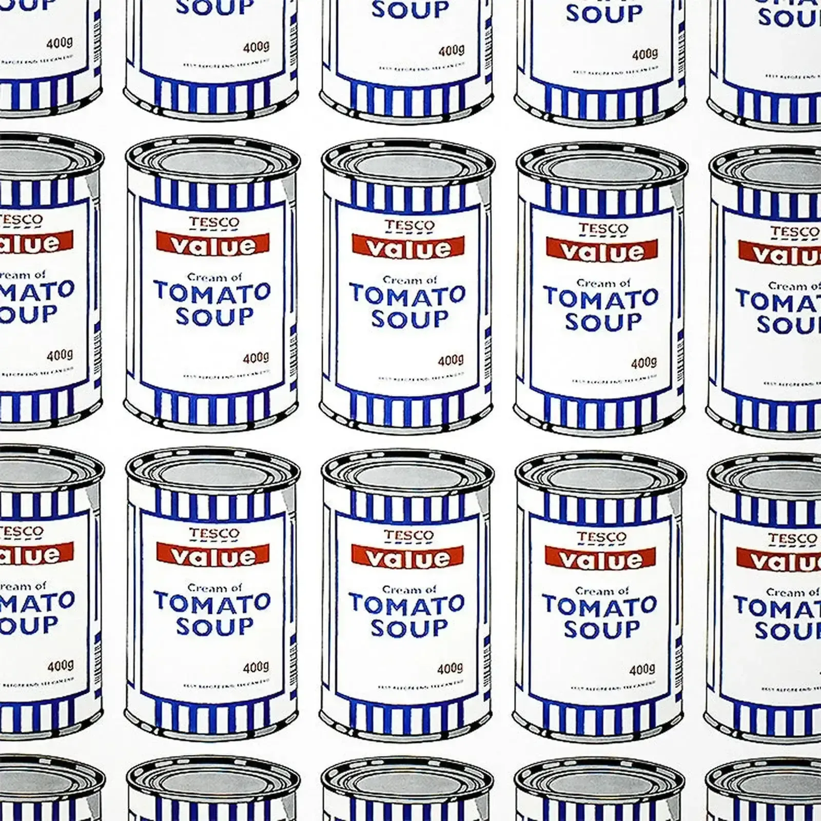 Banksy, Soup Cans, 2006, 2000s photo furniture