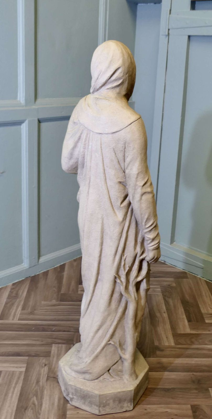 Royal Doulton Buff Terracotta Statue Of A Woman Signed C G photo for sale