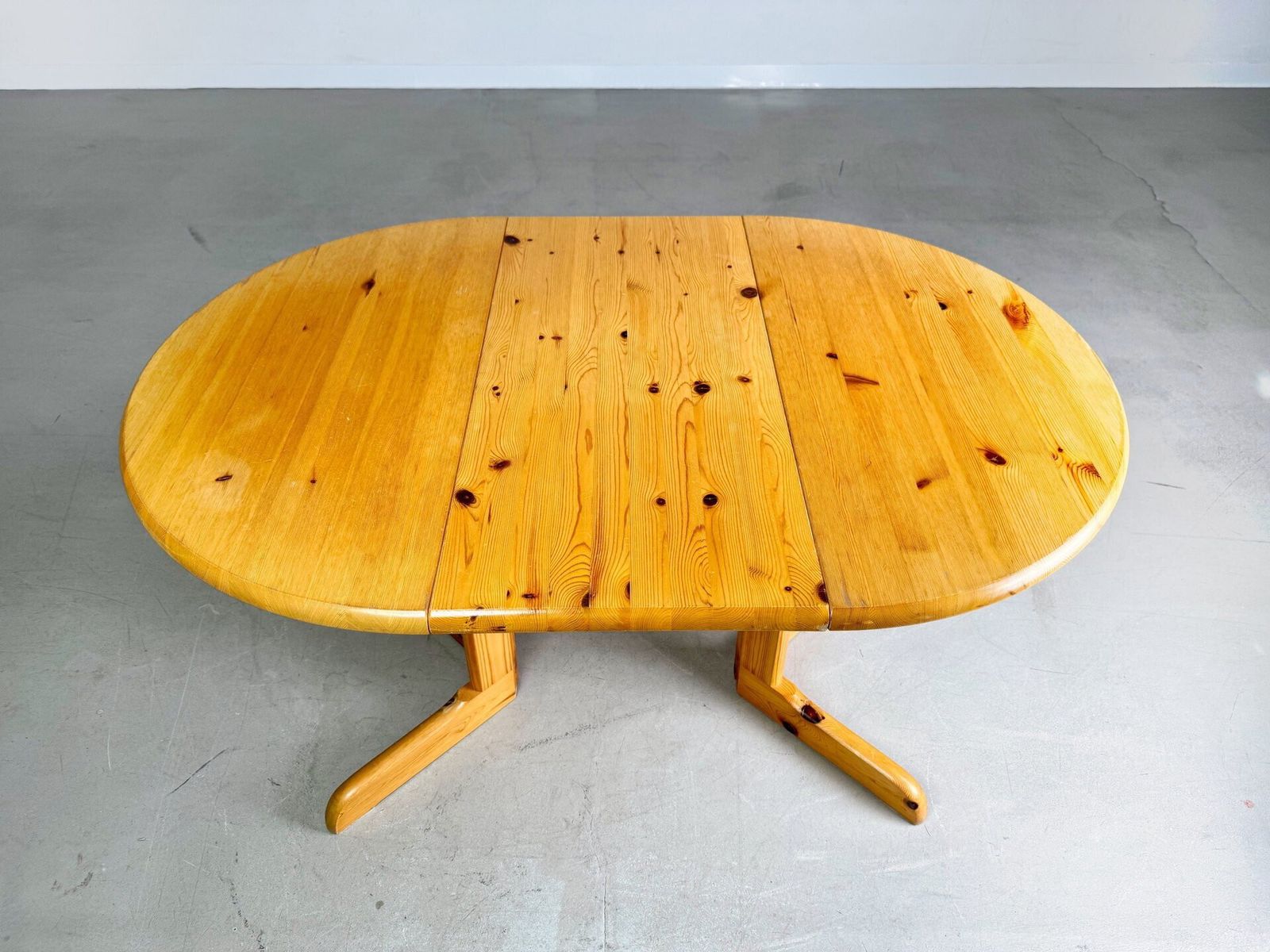 Extendable Vintage Dining Table Pine In The Style Of Rainer Daumiller photo buy