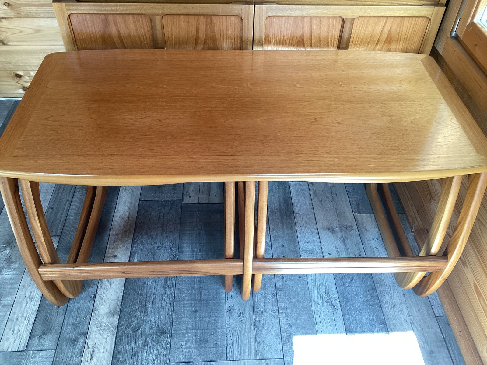 Nathan Nest Of Tables G Plan Solid Teak Nest Of Three Tables photo buy