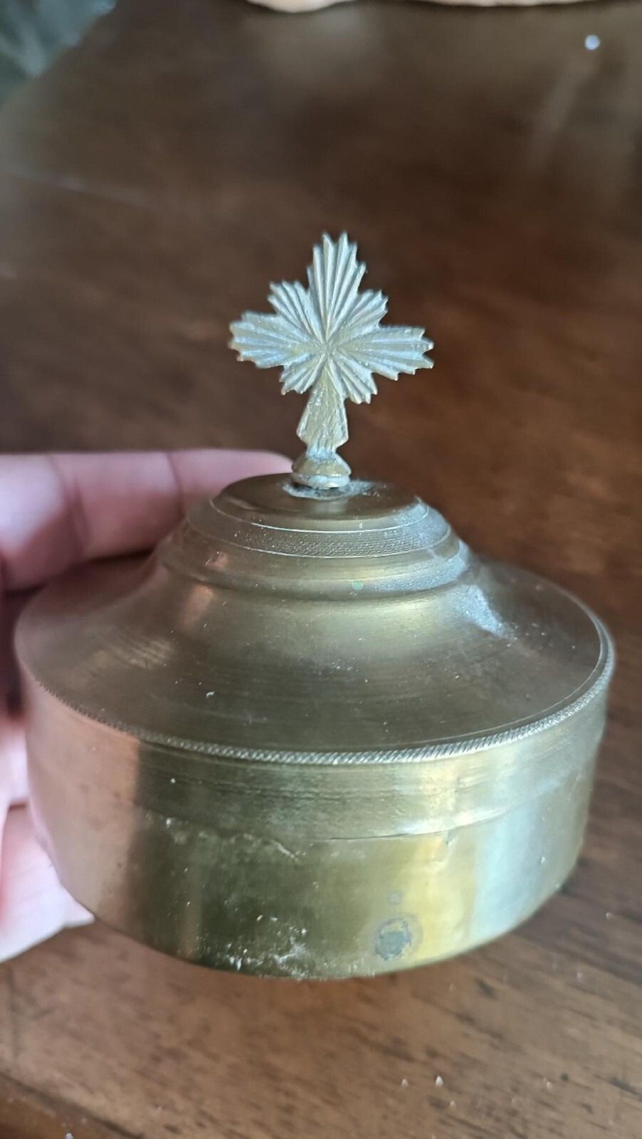 Brass Pisside Late 19th Century Italian Made photo Art