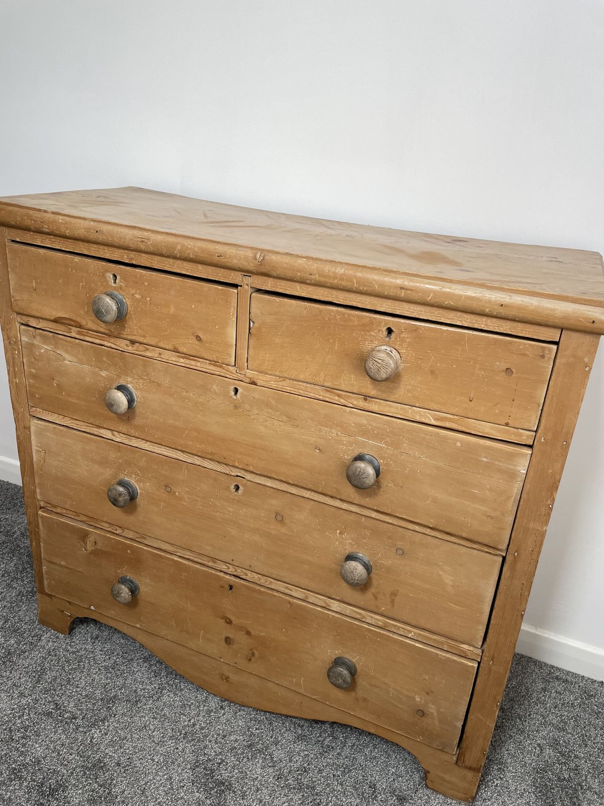 Antique Pine Chest photo furniture
