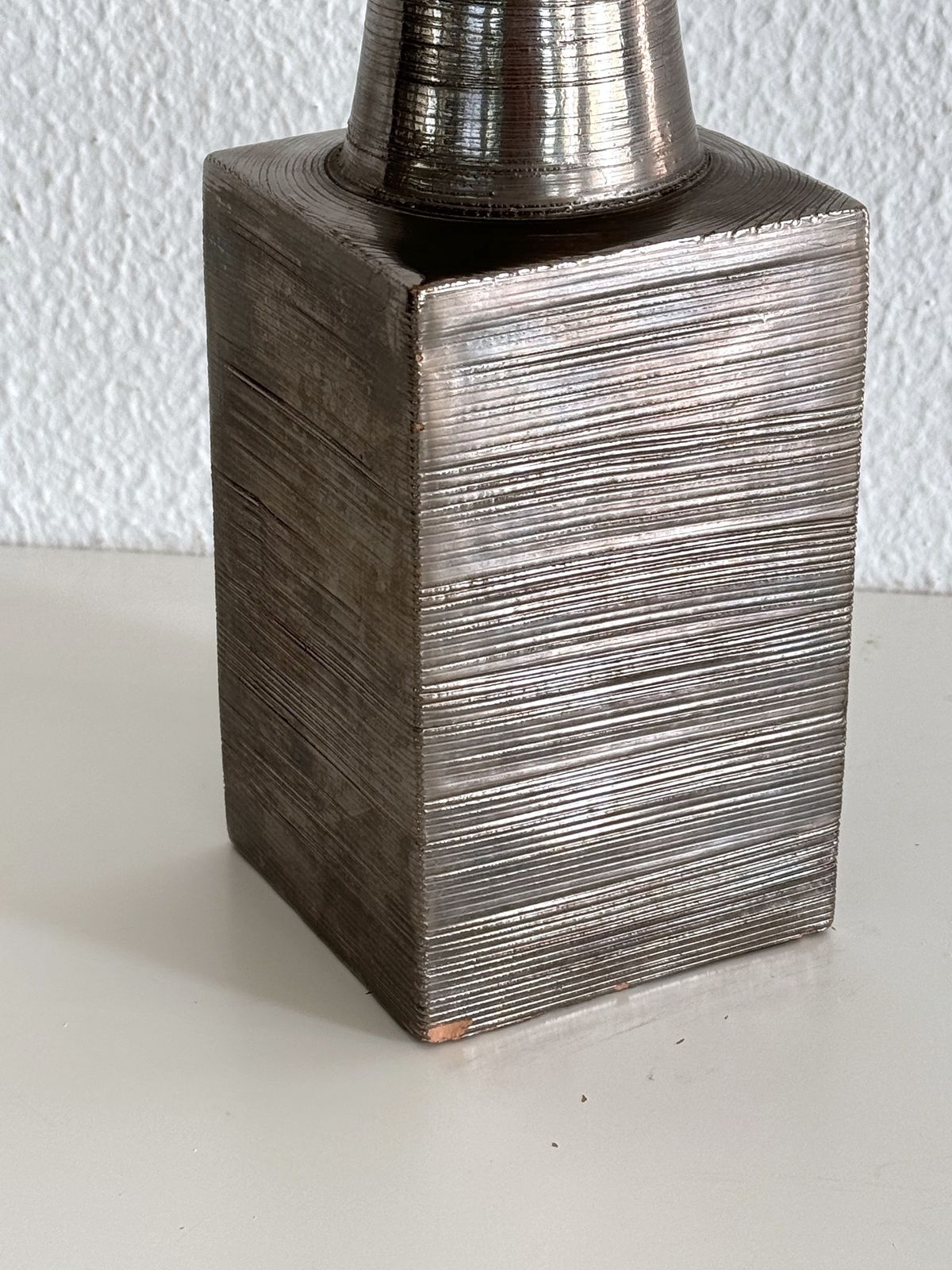Aldo Londi For Bitossi Italian Midcentury Ceramic Pottery Vase, 1960s photo vinterior