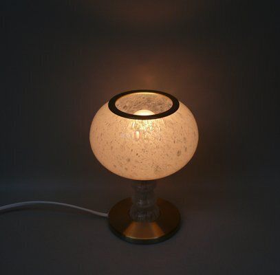 photo furniture Elegantvtable Lamps With Glass Lampshades From Doria Leuchten, 1960s, Set Of 2