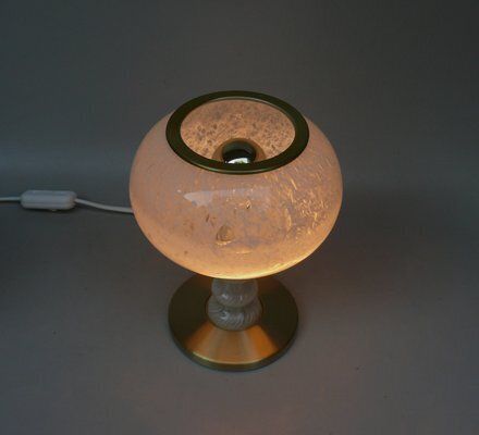 2011.0 Elegantvtable Lamps With Glass Lampshades From Doria Leuchten, 1960s, Set Of 2 photo