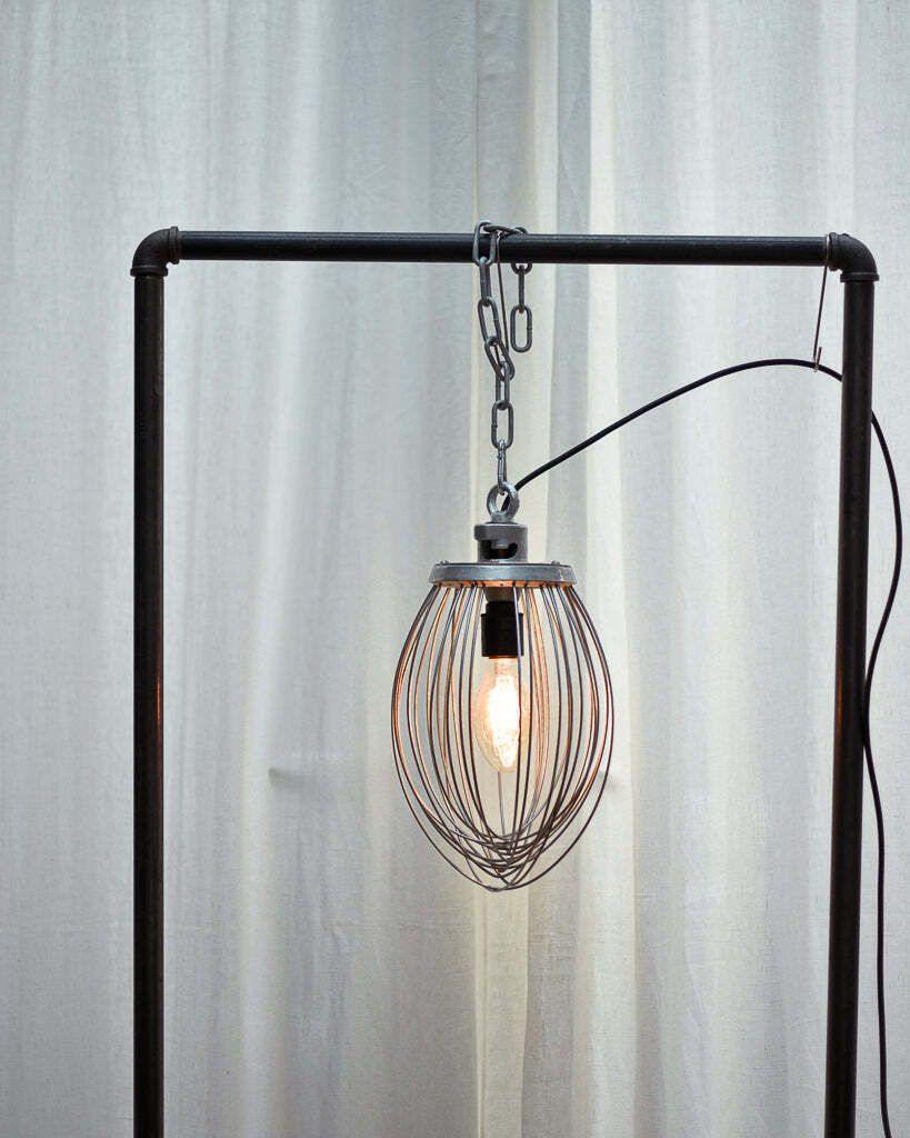 Industrial Hanging Ceiling Pendant Light (Balloon Beater Whisk) photo Lighting