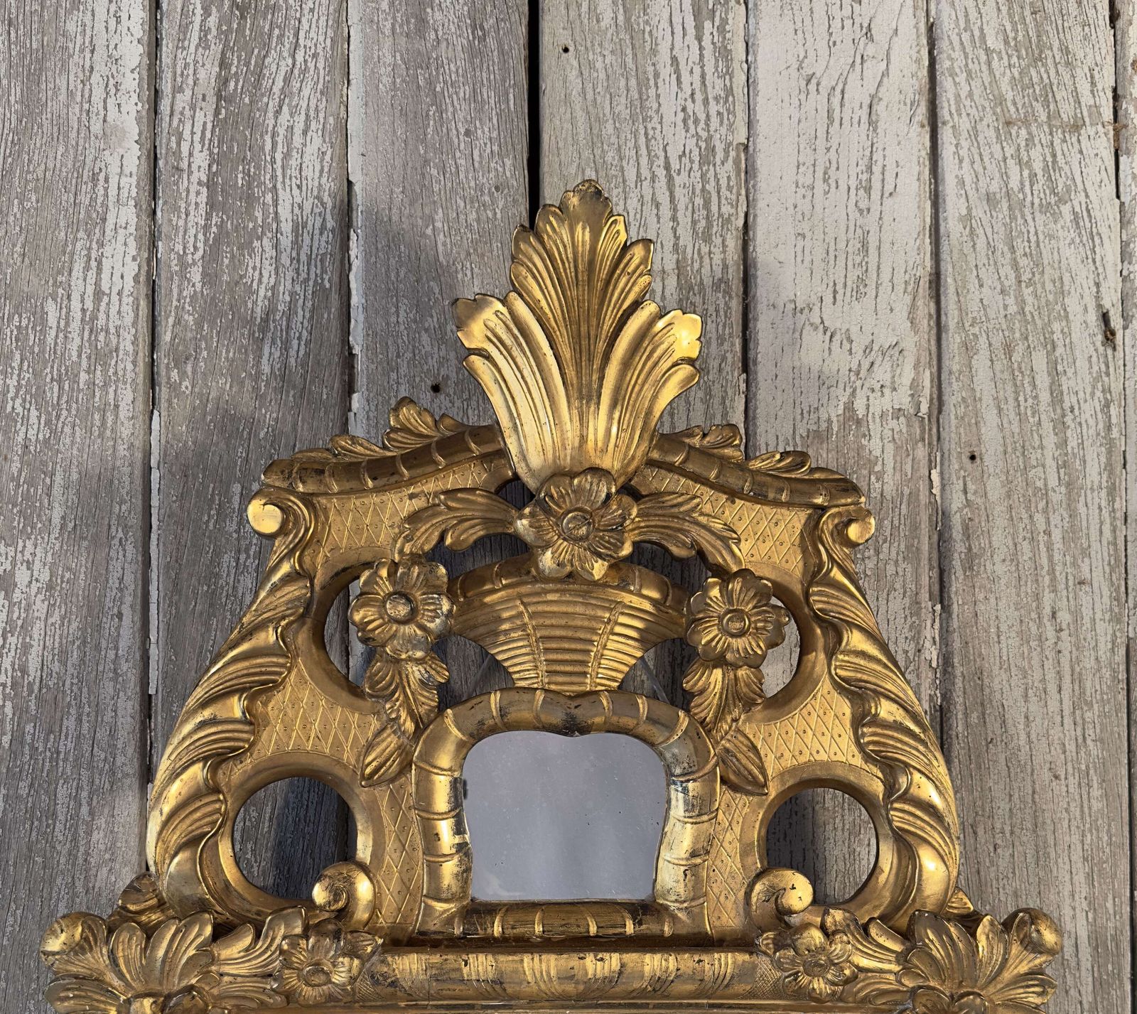 Antique Italian Giltwood Mirror – Baroque Style   Late 18th – Early 19th Century photo 900.0