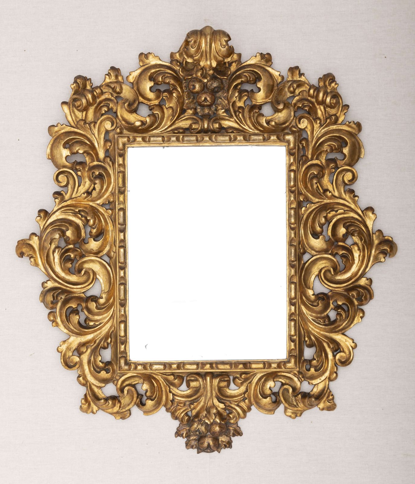 Antique Italian Rococo Revival Mirror – Late 19th Century