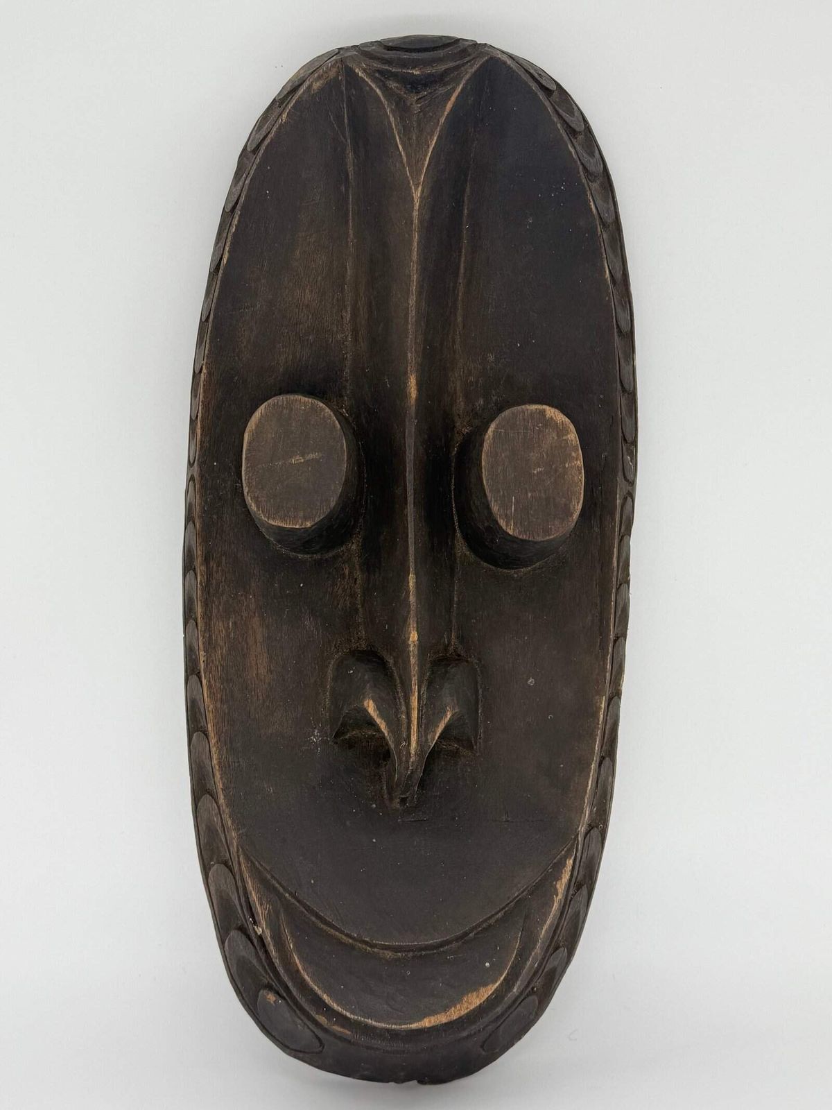 African Tribal Wall Mask, Papua New Guinea photo furniture