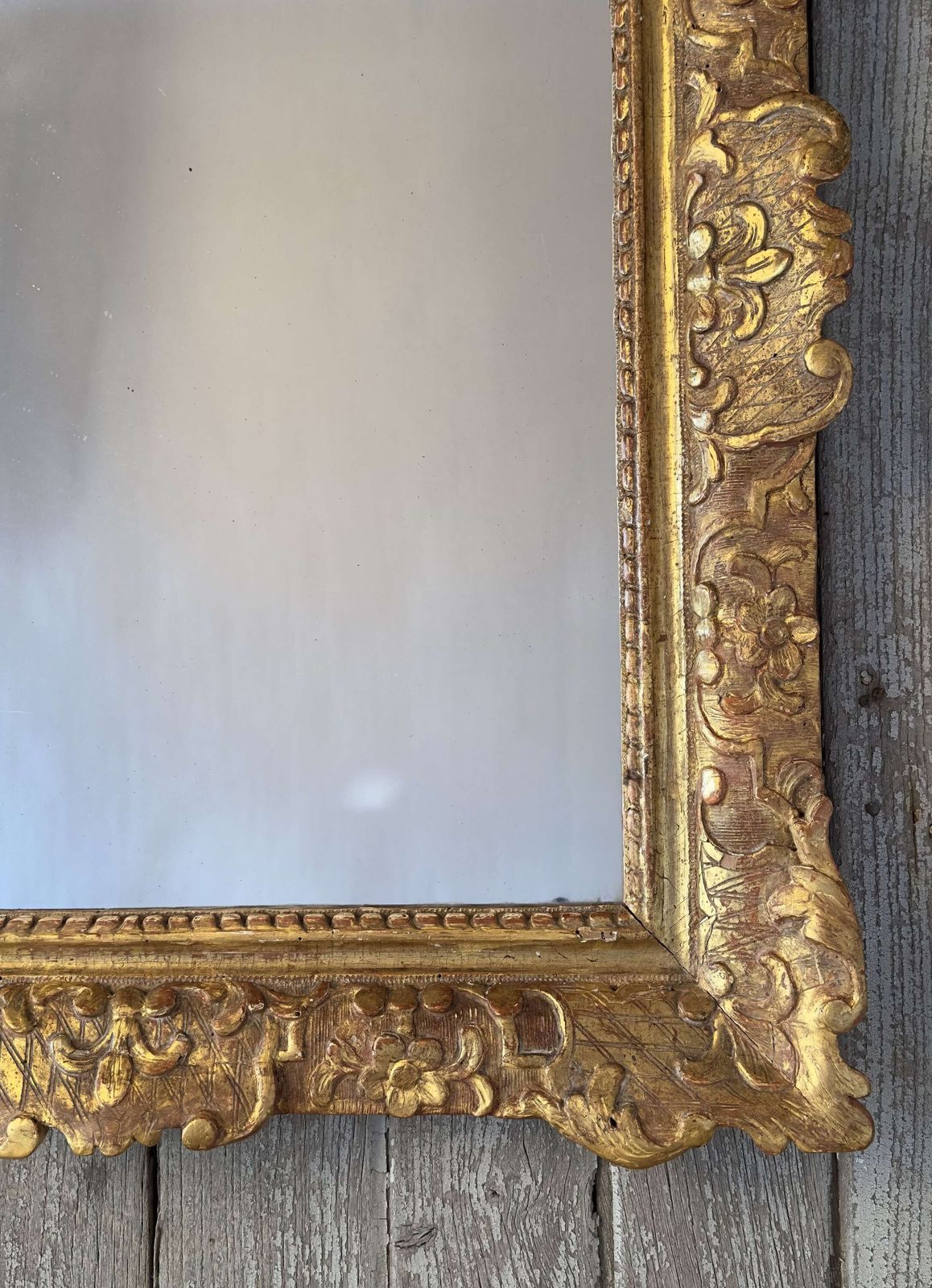 Antique Giltwood Mirror – French Baroque Revival Style – 19th Century photo buy