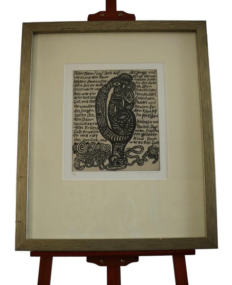 'Alter Mann', 2003, Alan Davie C.B.E., R.A., H.R.S.A. (Scottish) photo furniture