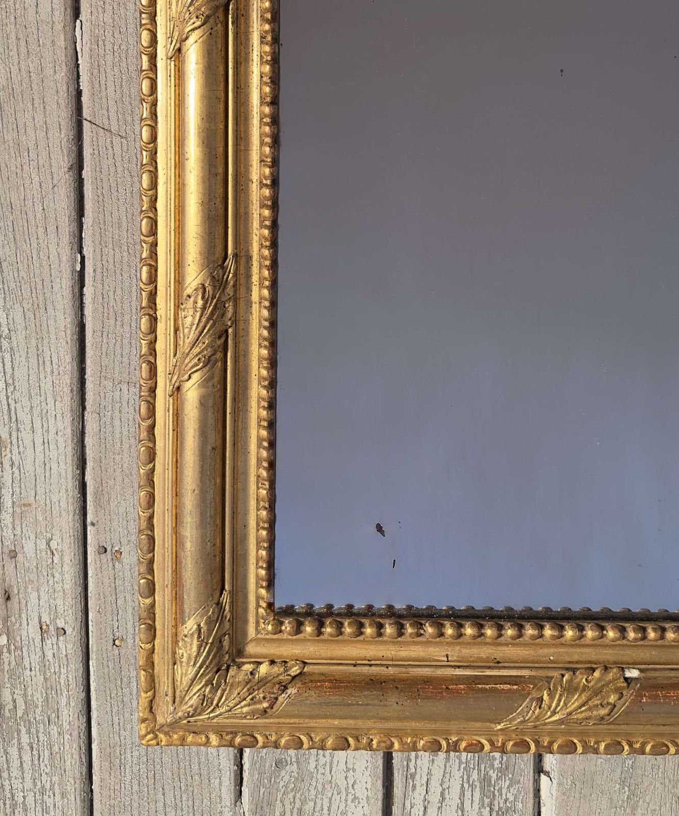 Antique French Louis Philippe Giltwood Mirror – 19th Century photo Home Decor
