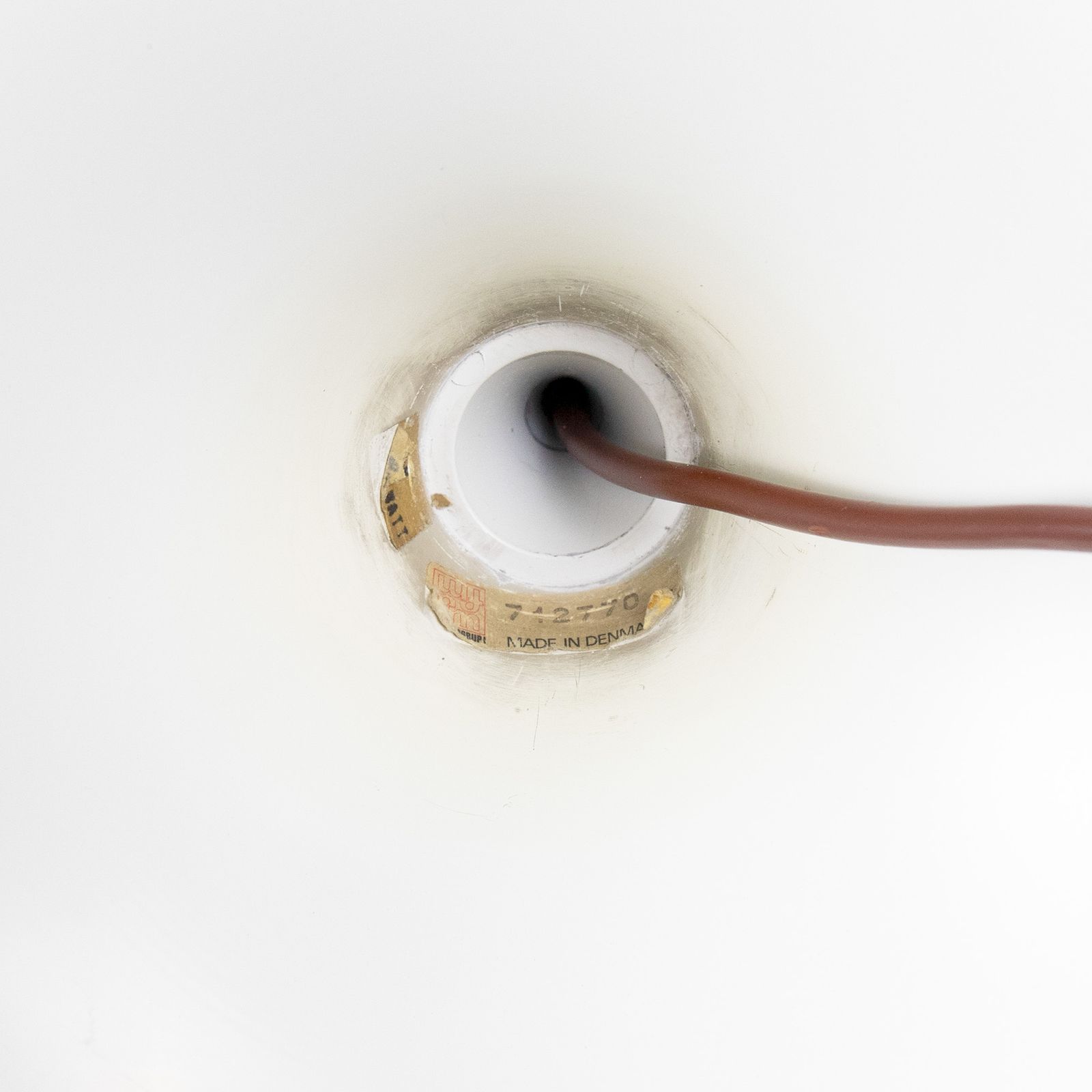 Danish Semi Pendant Light 38cm Diameter Designed By Bonderup And Thorup For Fog & Mørup photo for sale