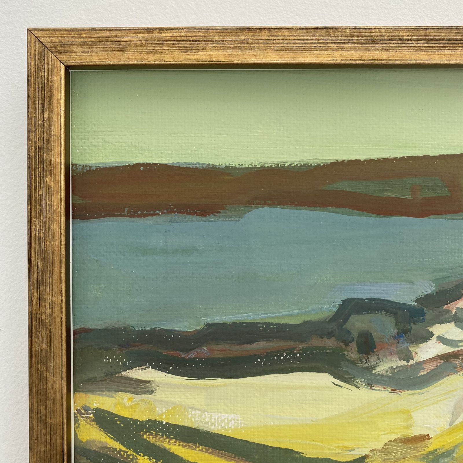 Mid Century Modernist Landscape Painting By Ivan Jordell photo furniture