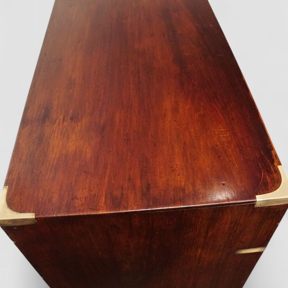 Victorian Mahogany Military Chest photo vinterior