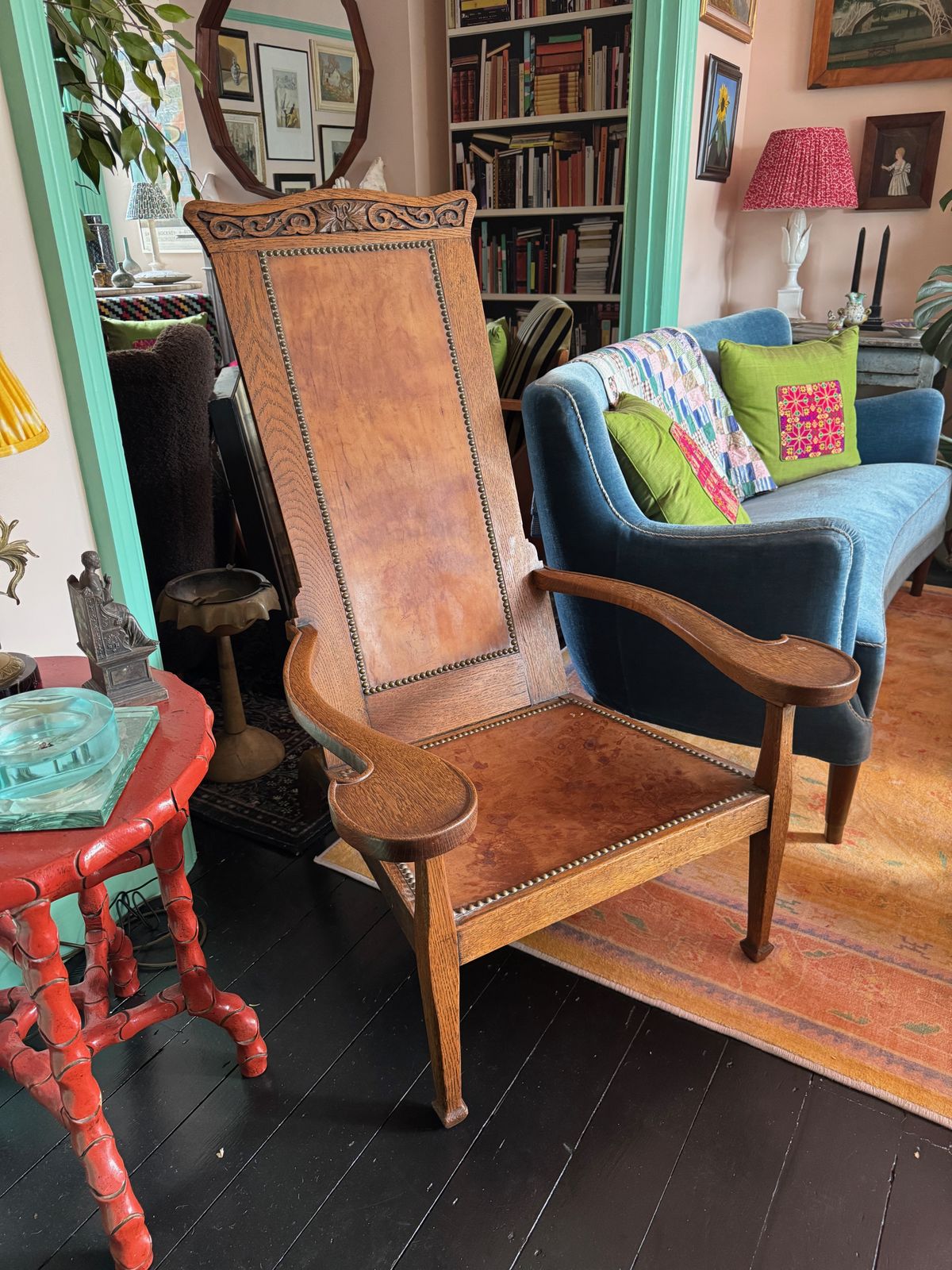 Arts And Crafts Oak Studio Chair By Arthur Simpson Of Kendal, Circa 1910 photo furniture