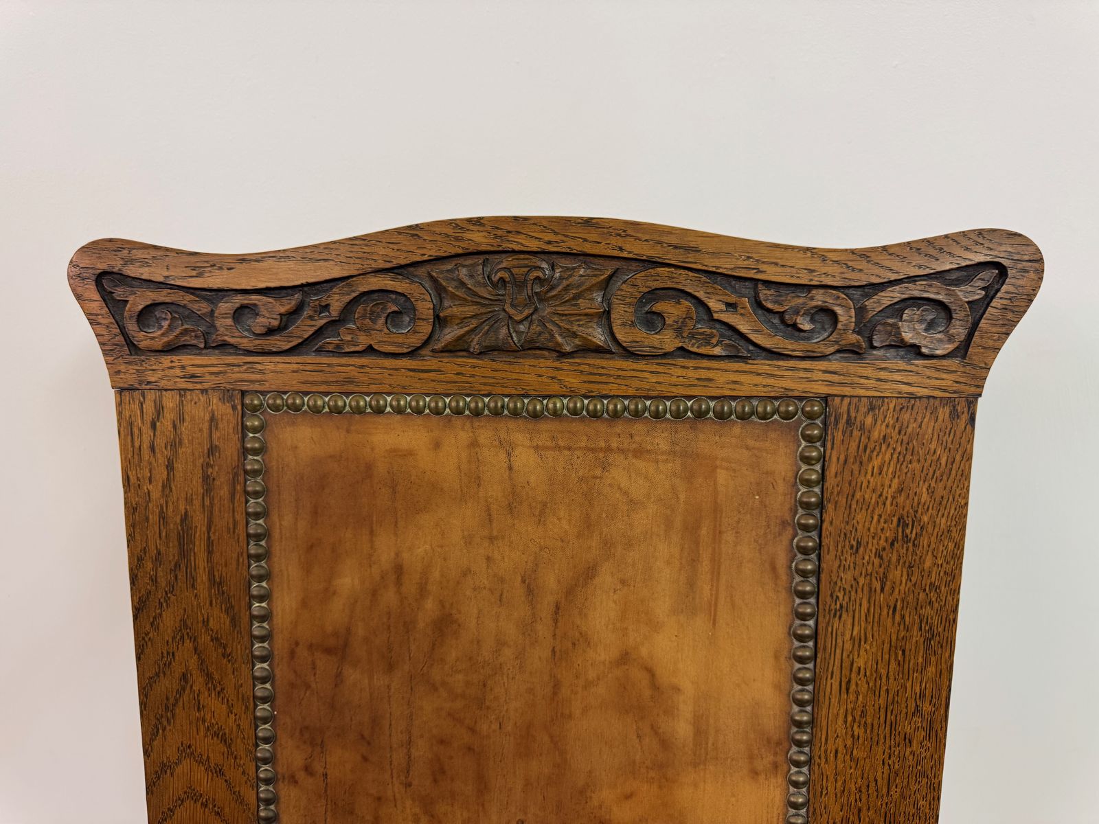 4750.0 Arts And Crafts Oak Studio Chair By Arthur Simpson Of Kendal, Circa 1910 photo