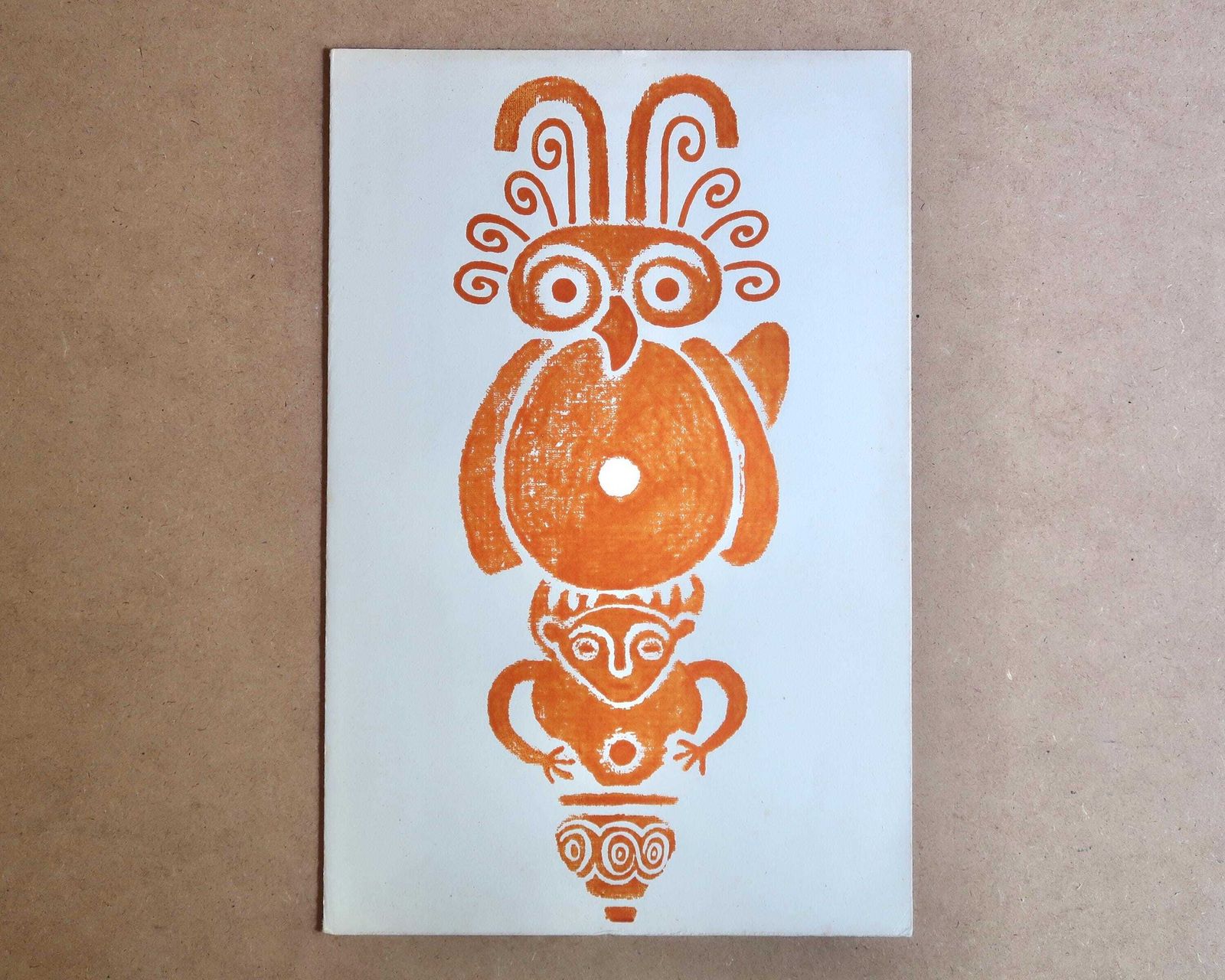 Pre Colombiaanse Prent Van Georges Arnulf, 1967 / Tolima, Calima, Quimbaya Stijl