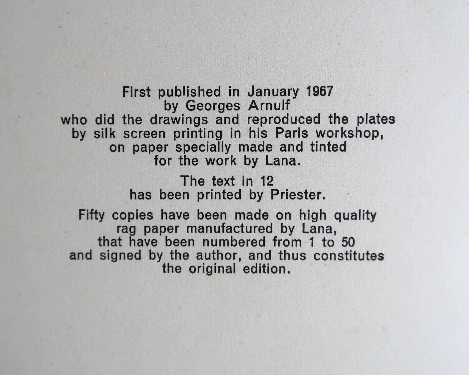Original Pre Colombian Print By Georges Arnulf, 1967 / Tolima, Calima, Quimbaya Style photo 182.0
