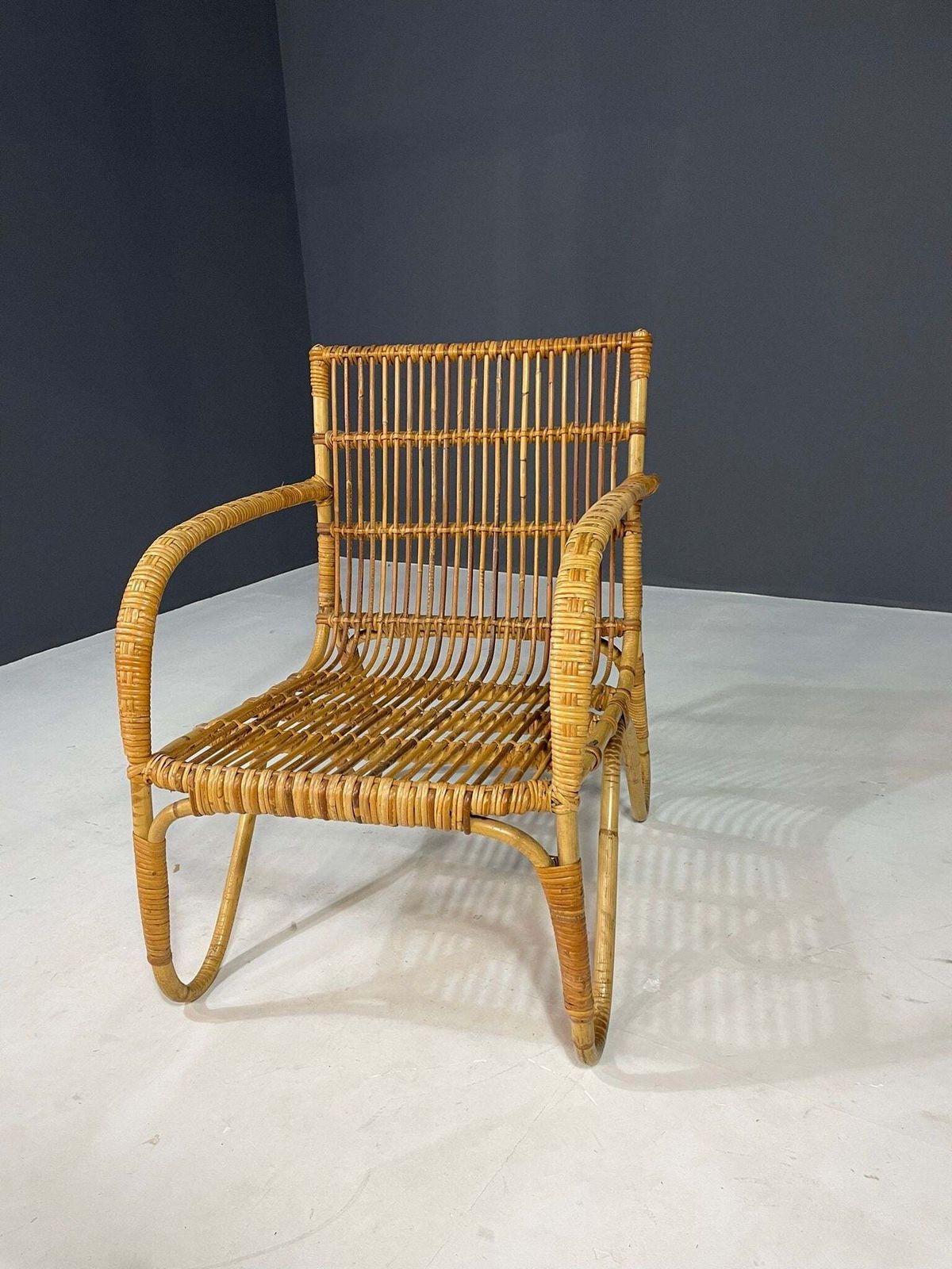 Art Deco Rattan Seating Set, Central Europe, 1930s–1940s photo furniture