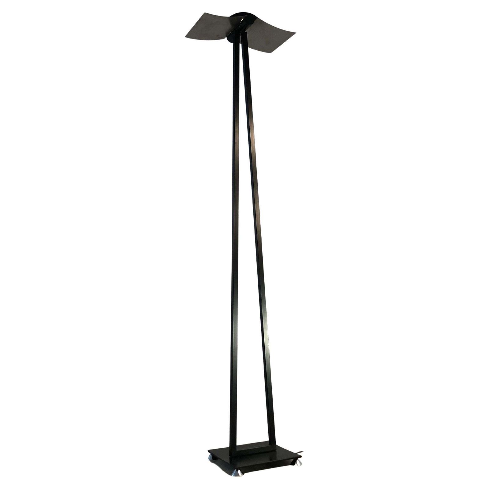 Radical Minimal Post Modern Floor Lamp By Verre Lumiere, France 1980