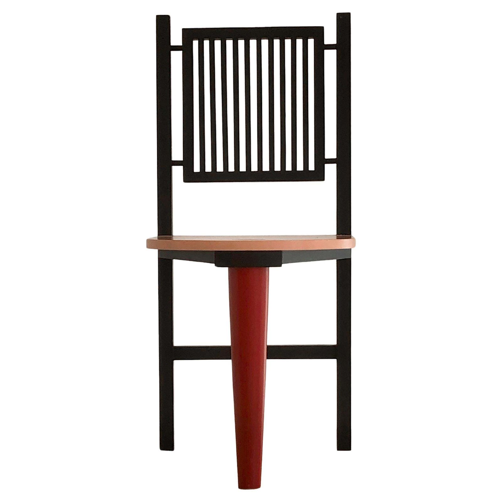 Postmodern Memphis Sculptural Chair, In The Style Of Pierre Sala, France 1980
