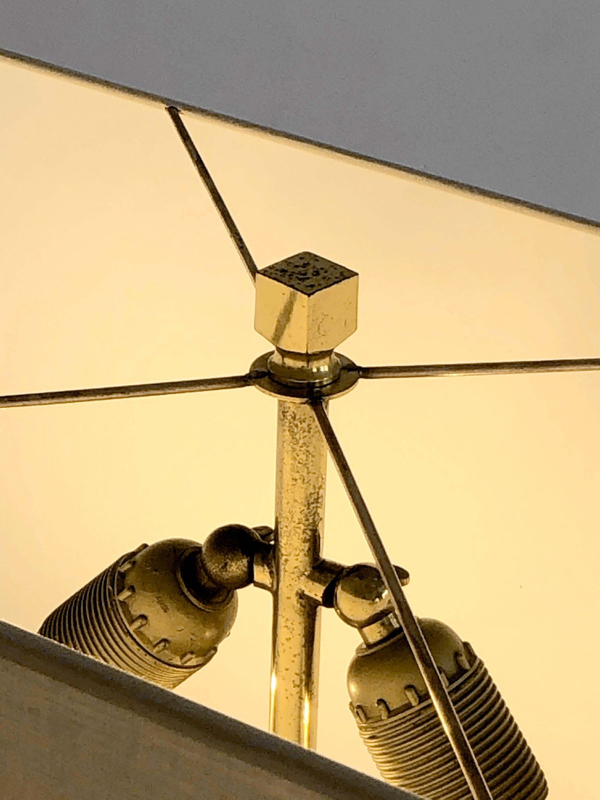 Pair Of Neoclassic Ceiling Lights, In The Style Of Romeo Rega, Italy 1970 photo for sale