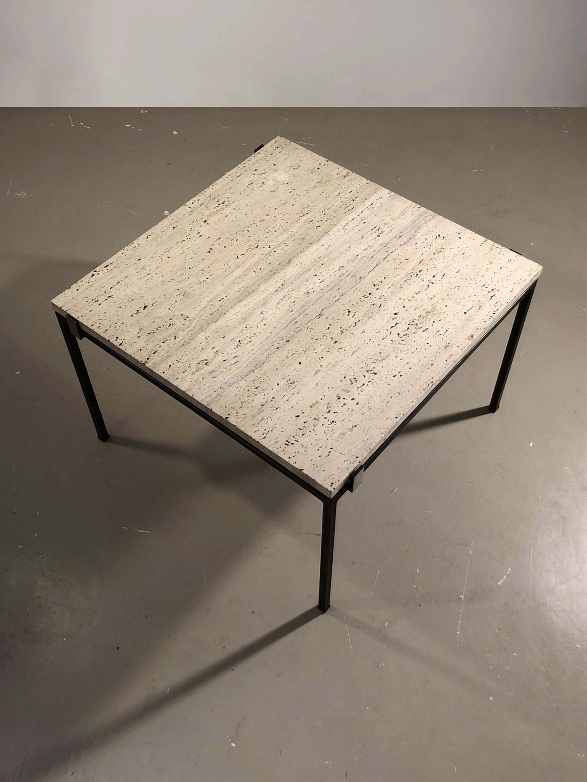 Minimalist Post Modern Coffee Table By Alain Richard France 1970 photo vintage