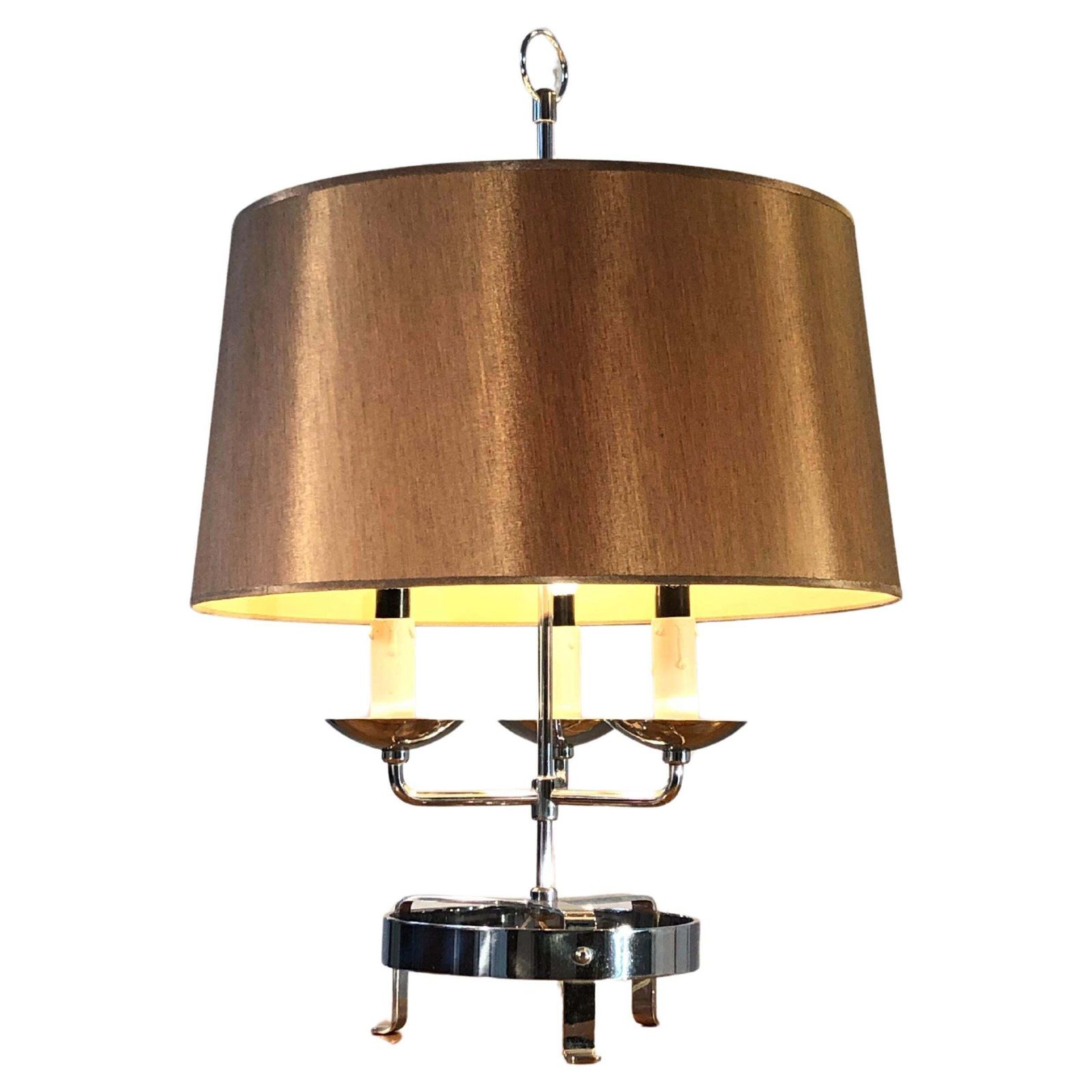 A Neoclassical Art Deco Telescopic Ceiling Light, France 1960 photo furniture