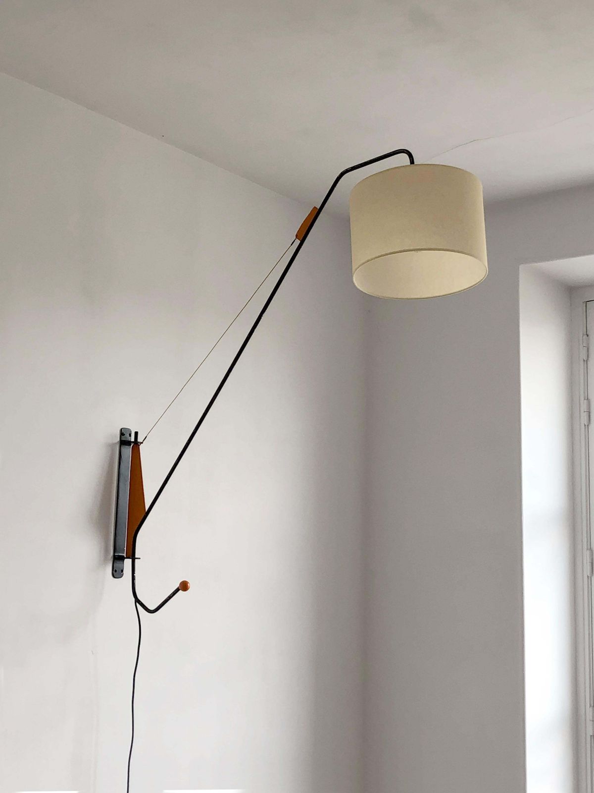 photo vinterior A Modernist Lamp Arm In The Style Of Jean Prouve, France 1950