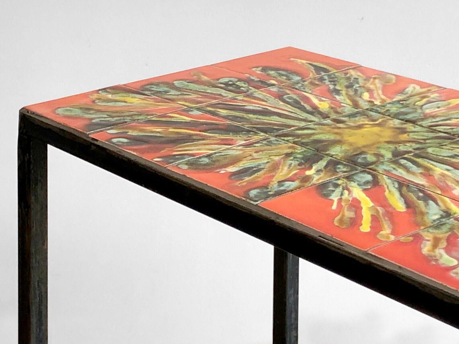 photo for sale Mid Century Modern Ceramic Side Or Dressing Table, Vallauris, France 1950s