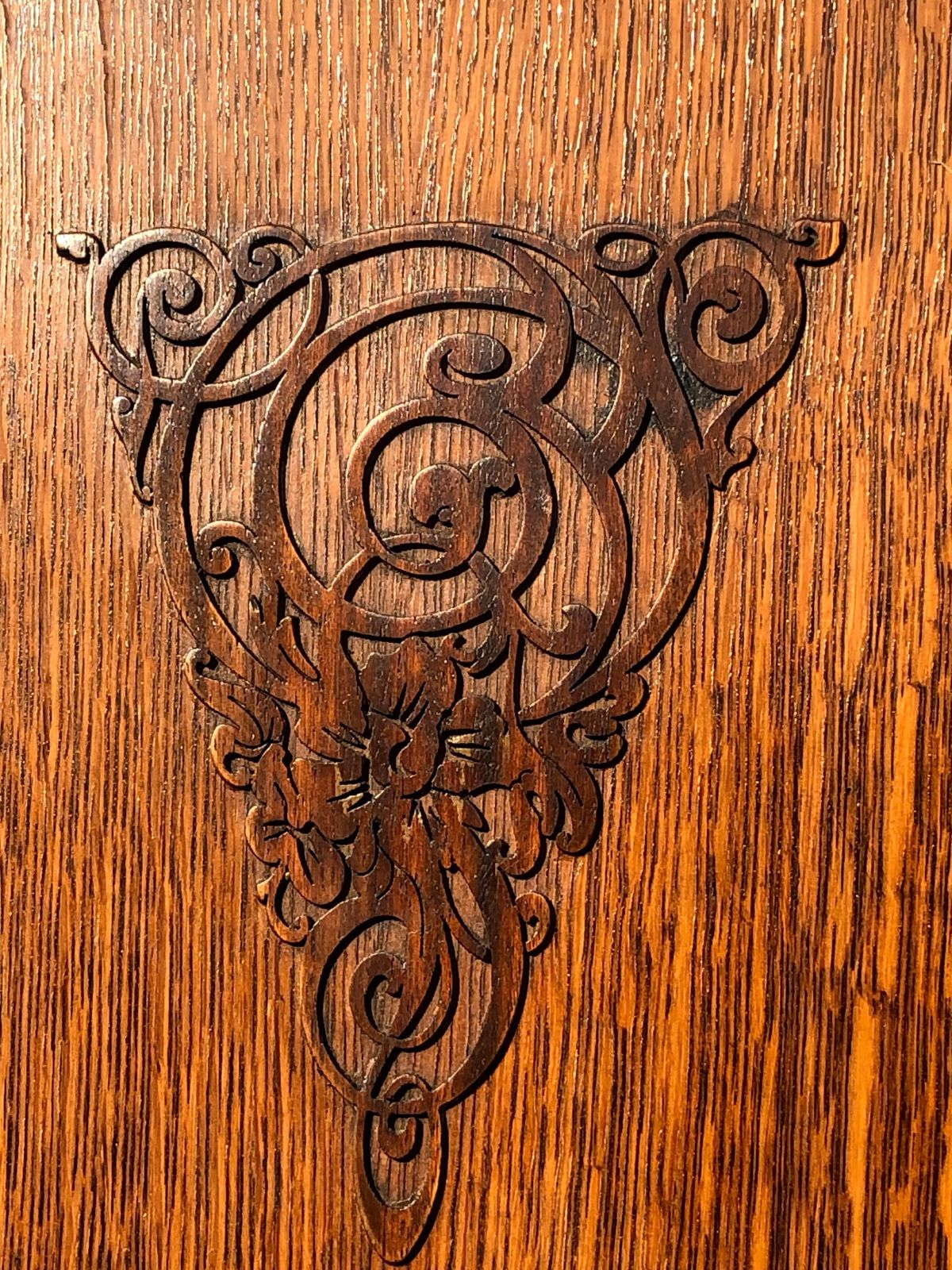 Cabinet Arts & Crafts / Art Nouveau By Harris Lebus, England 1900 photo for sale