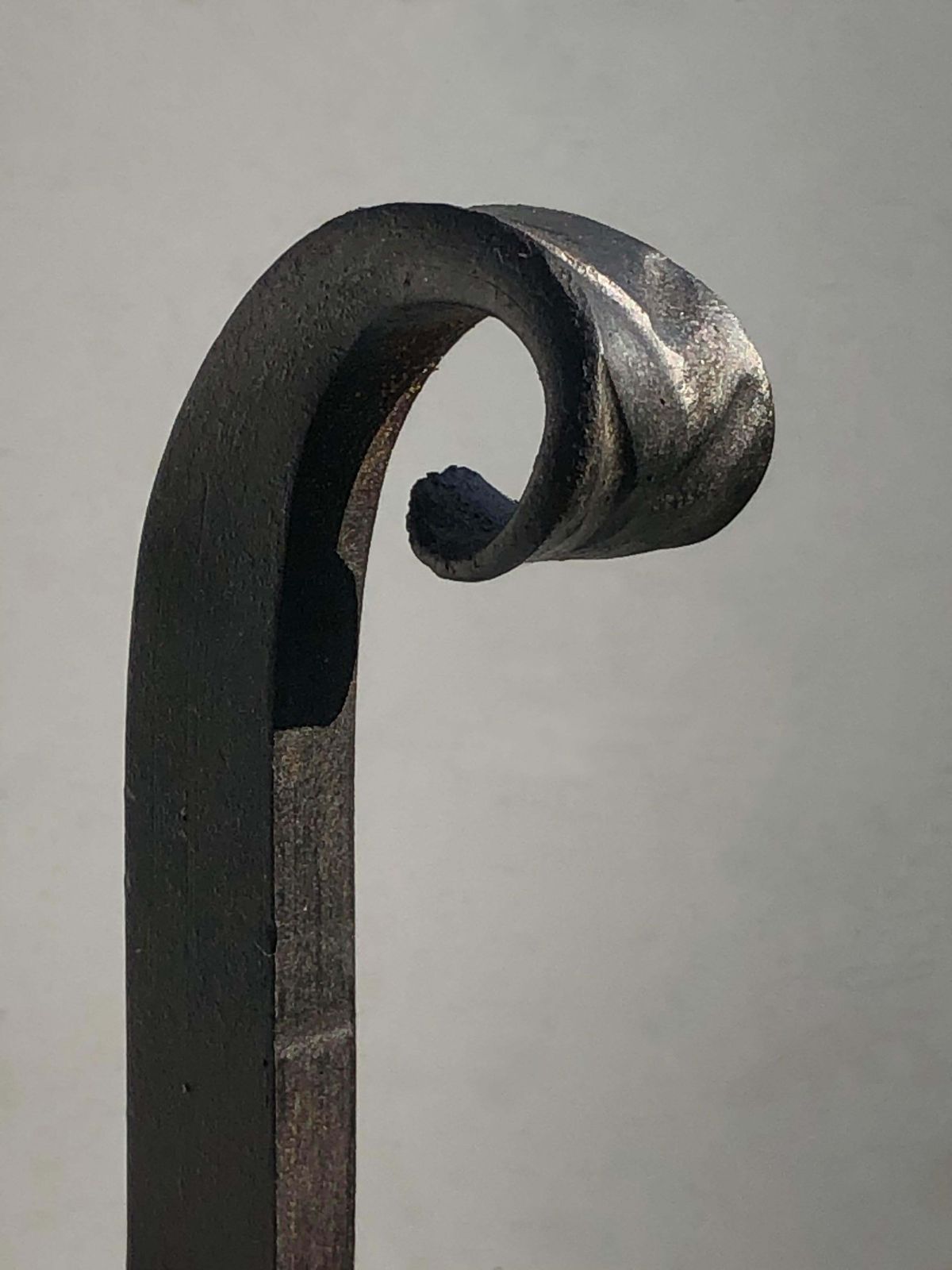 photo furniture Pair Of Art Deco Brutalist Shabby Chic Wrought Iron Andirons, France 1960