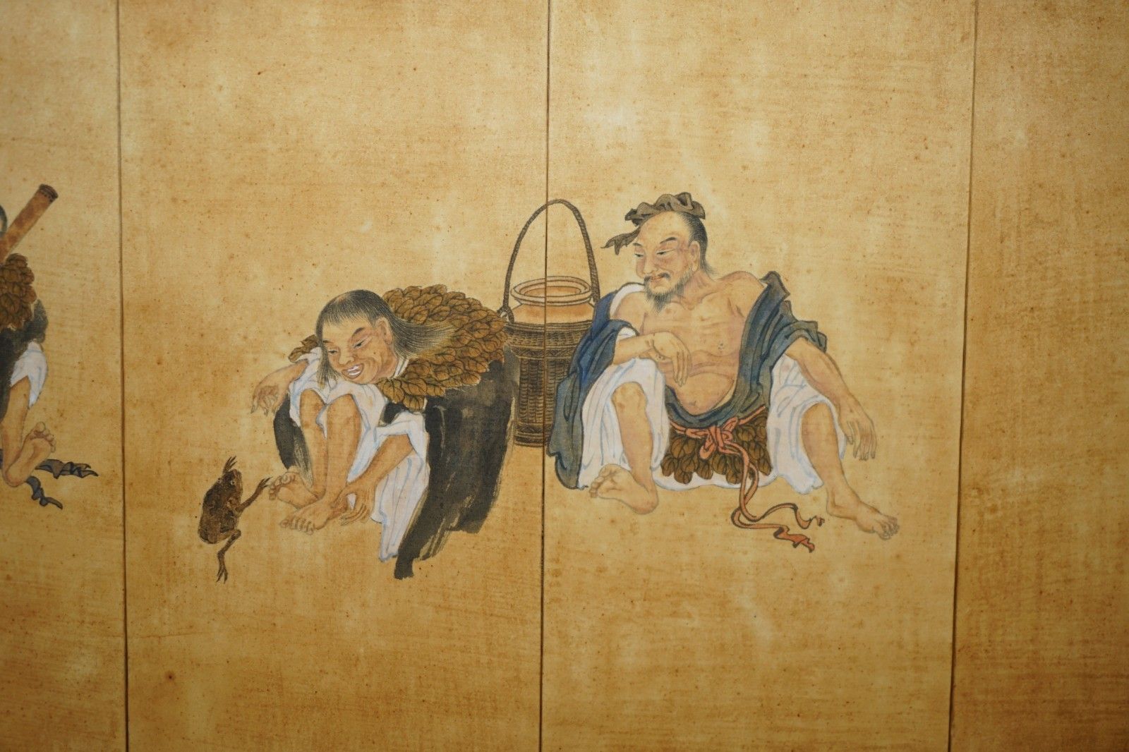 Fine Pair Of Extra Large Boisterous Exploits Of The Drunken Immortals Paintings photo vinterior