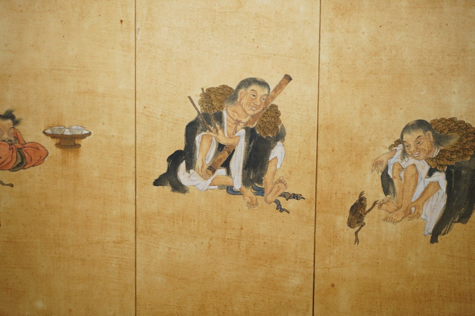 Fine Pair Of Extra Large Boisterous Exploits Of The Drunken Immortals Paintings photo buy