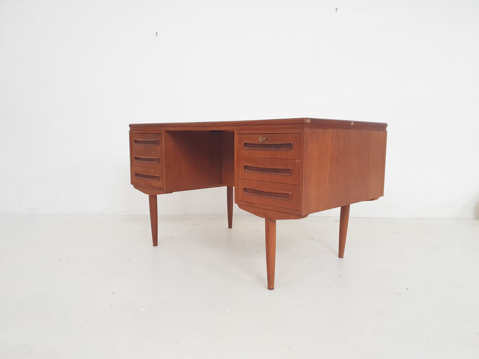 Teak Desk By J.Svenstrup For A.P. Møbler, Denmark 1960's