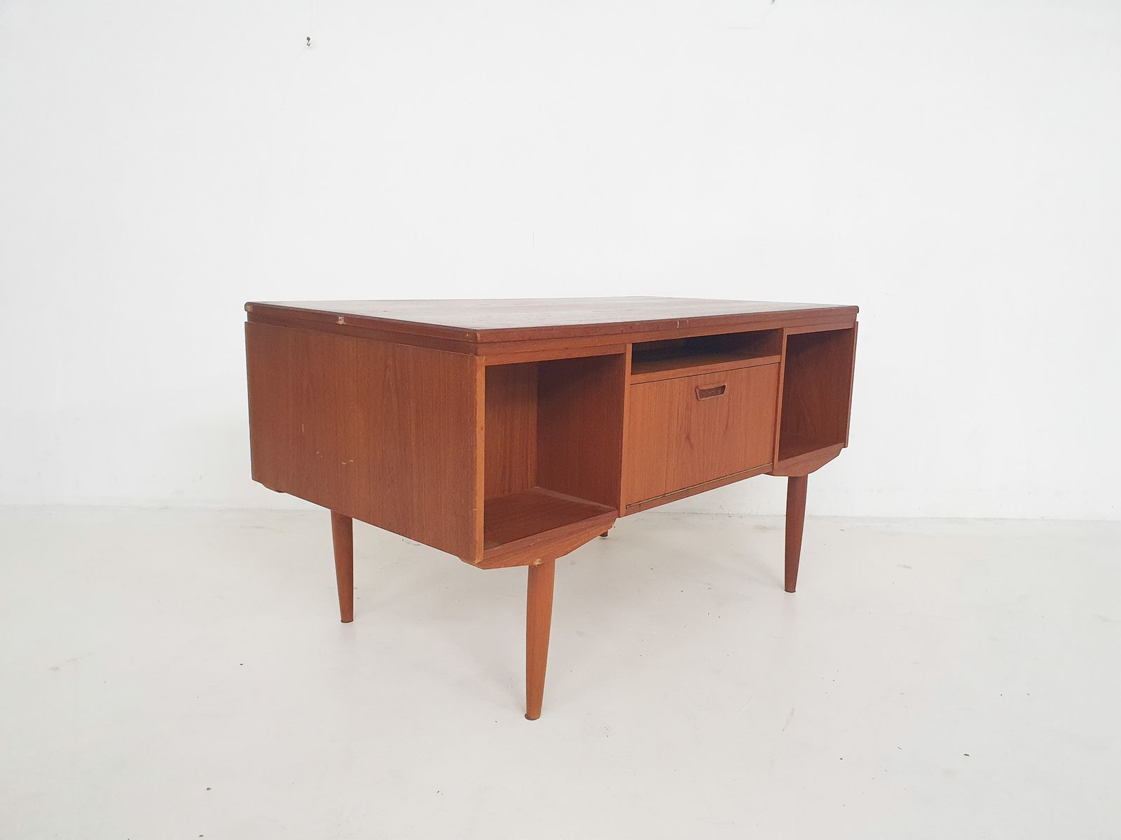 Teak Desk By J.Svenstrup For A.P. Møbler, Denmark 1960's photo vintage