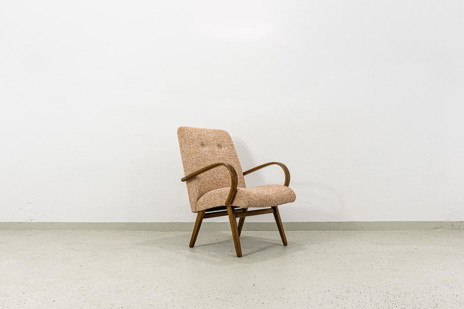 Mid Century Armchair Model 53 By J šmidek For Ton, 1960s photo furniture