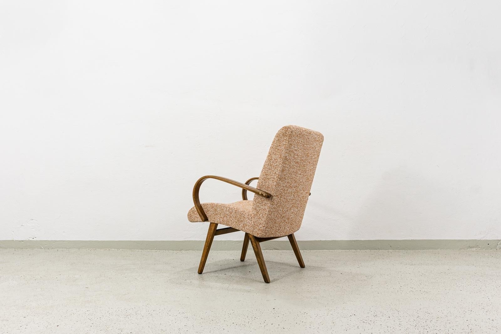 Mid Century Armchair Model 53 By J šmidek For Ton, 1960s photo for sale