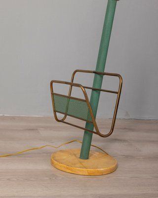 photo furniture Vintage Italian Coffee Table With Lamp And Magazine Rack