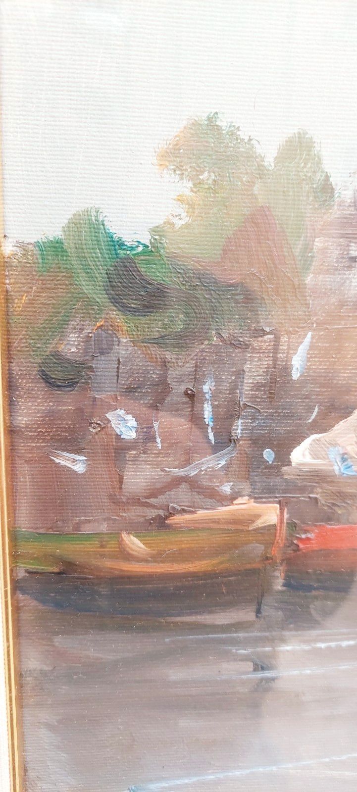 Oil Painting On Canvas 50x70s 60s/70s Renato Vitali photo buy