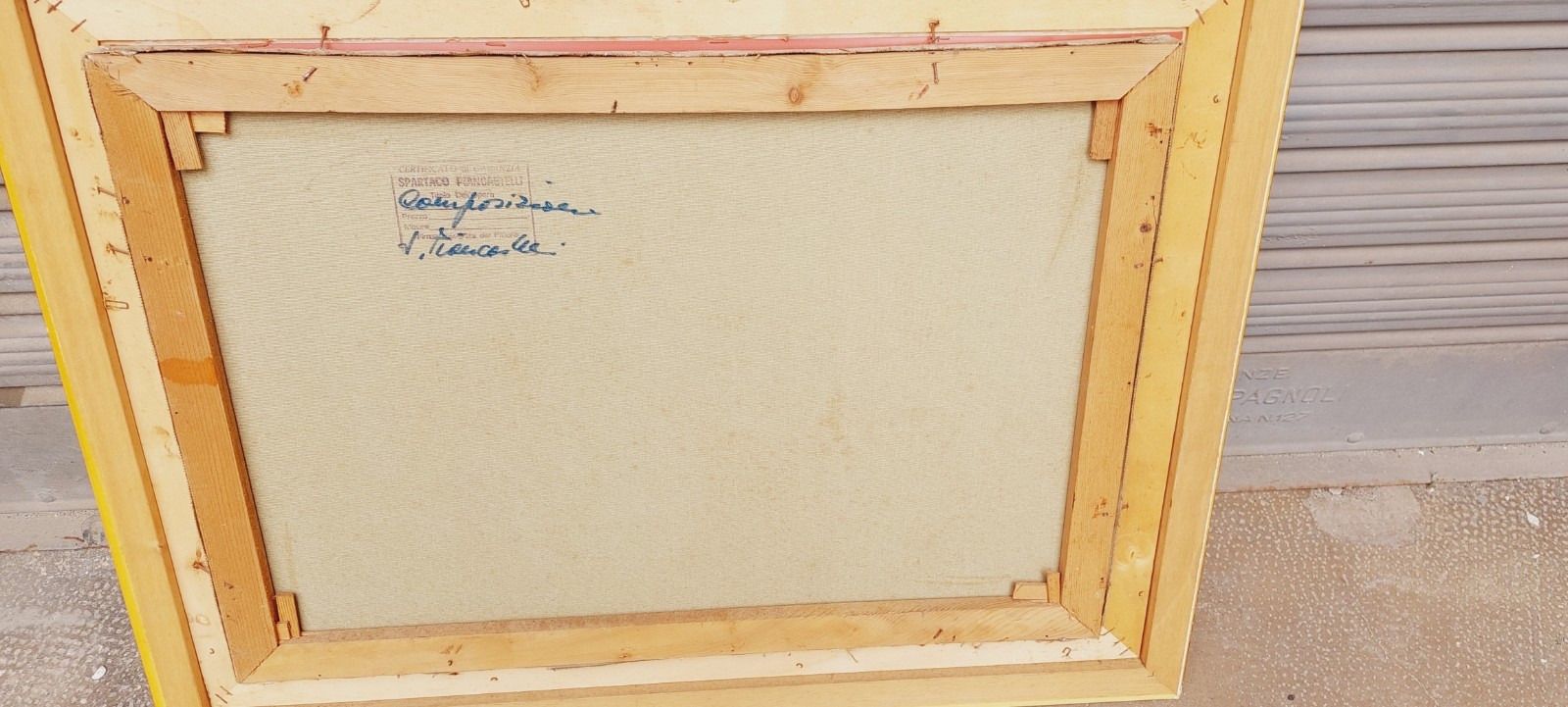 photo furniture Oil Painting On Canvas Still Life Spartacus Piancastelli 50x70s 60s/70s