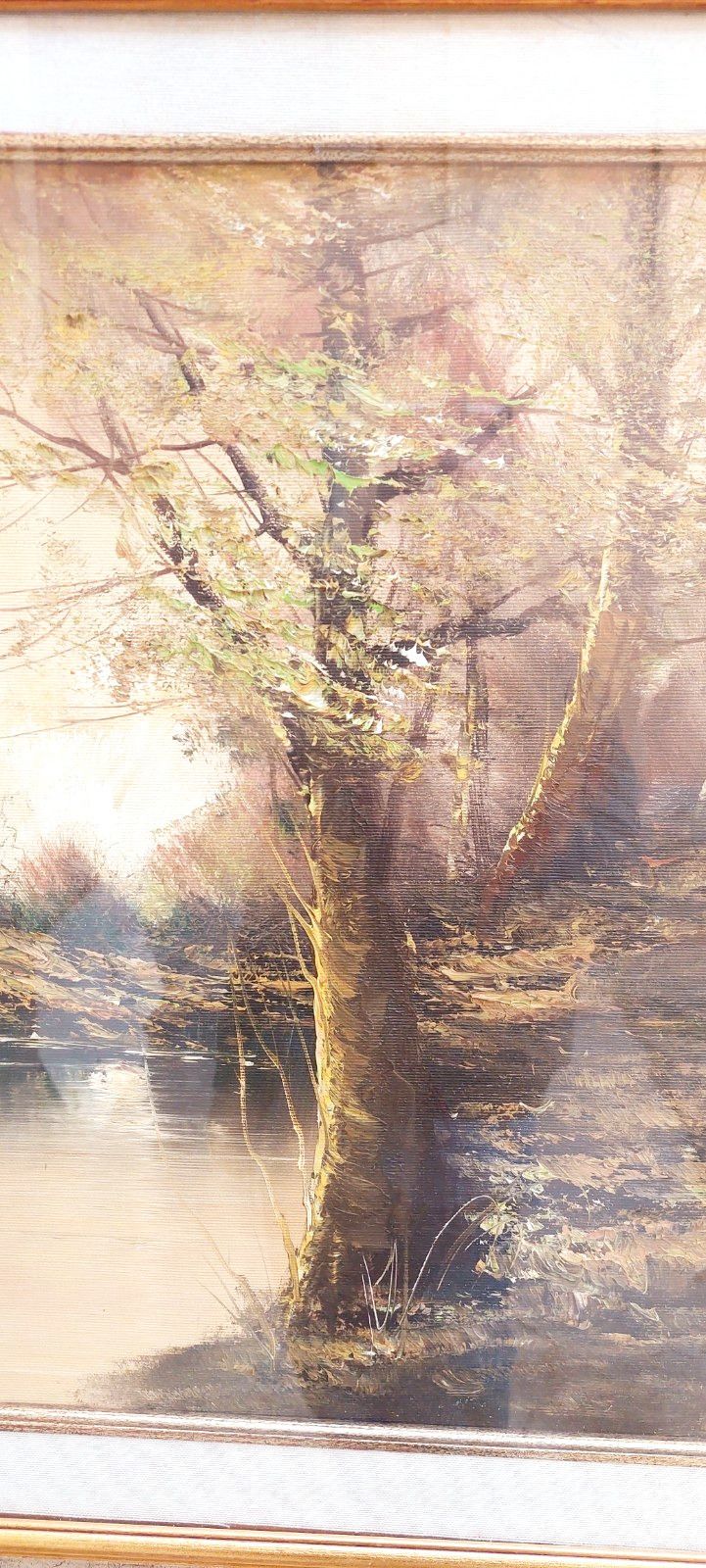 Oil Painting On Canvas Landscape Marotta 50x70 Years 60/70 photo vinterior