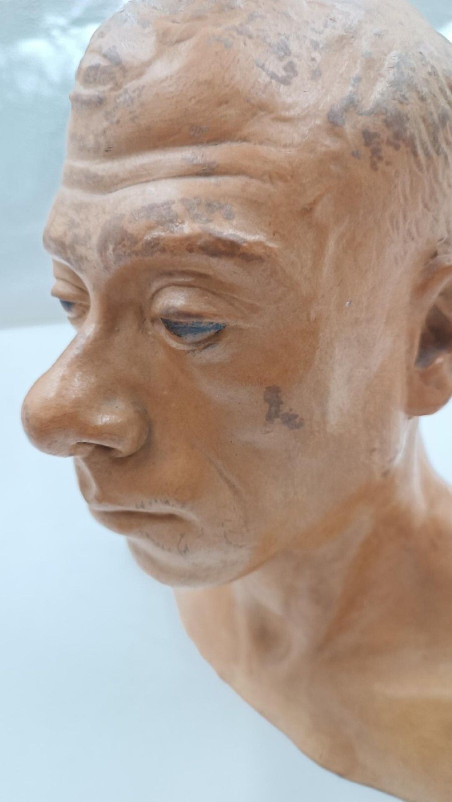 Half Bust Sculpture Manly Portrait Dated 1946 Vincenzi Cesarino (1914 2011 photo buy
