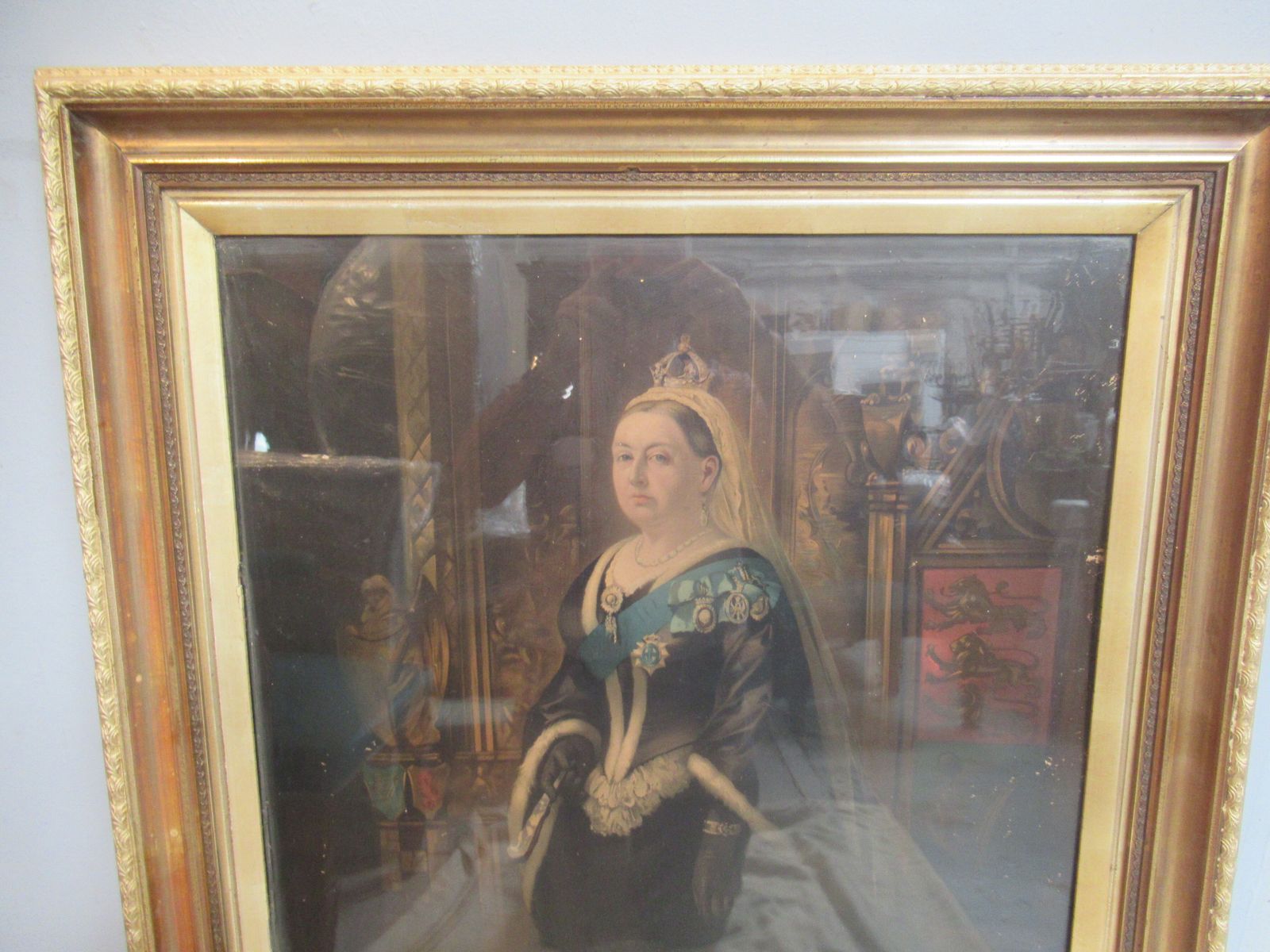 Large Colour Picture   Of Queen   Victoria    Dating From Around 1900 photo vinterior